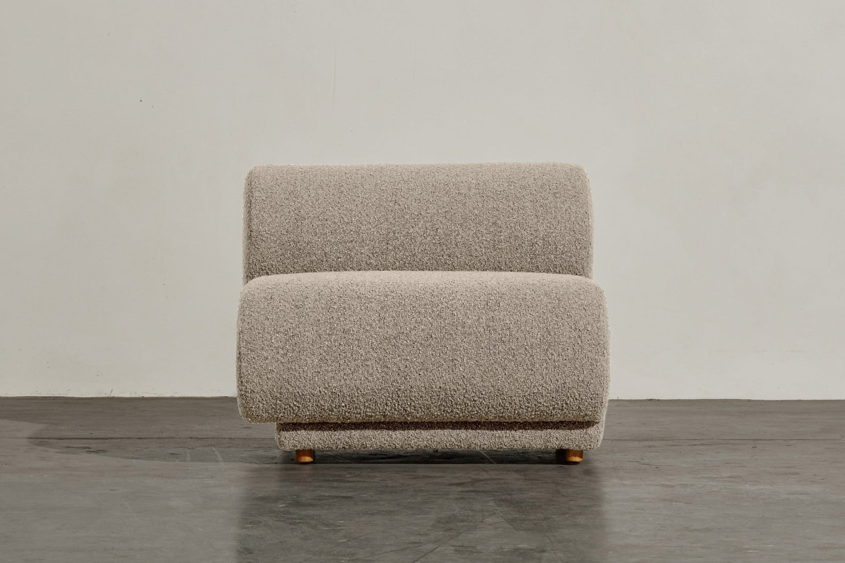 Christina Boucle Fabric Left Arm Sofa Module
