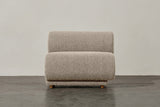 Christina Boucle Fabric Right Arm Sofa Module