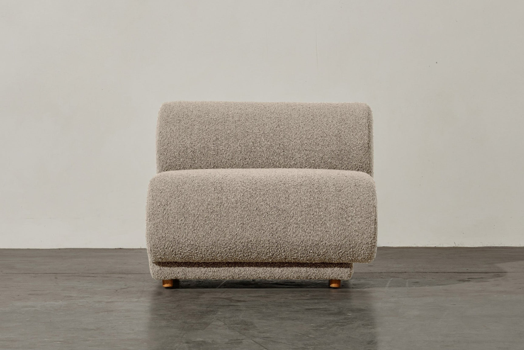 Christina Boucle Fabric Right Arm Sofa Module