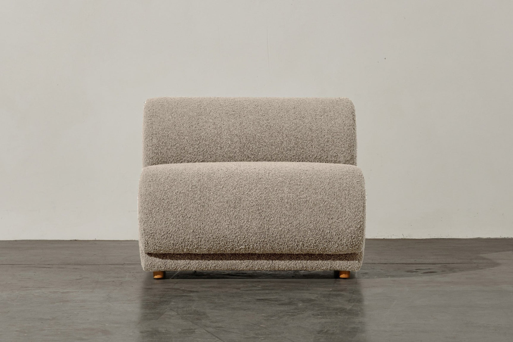 Christina Boucle Fabric Armless Sofa Module