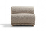 Christina Boucle Fabric Armless Sofa Module