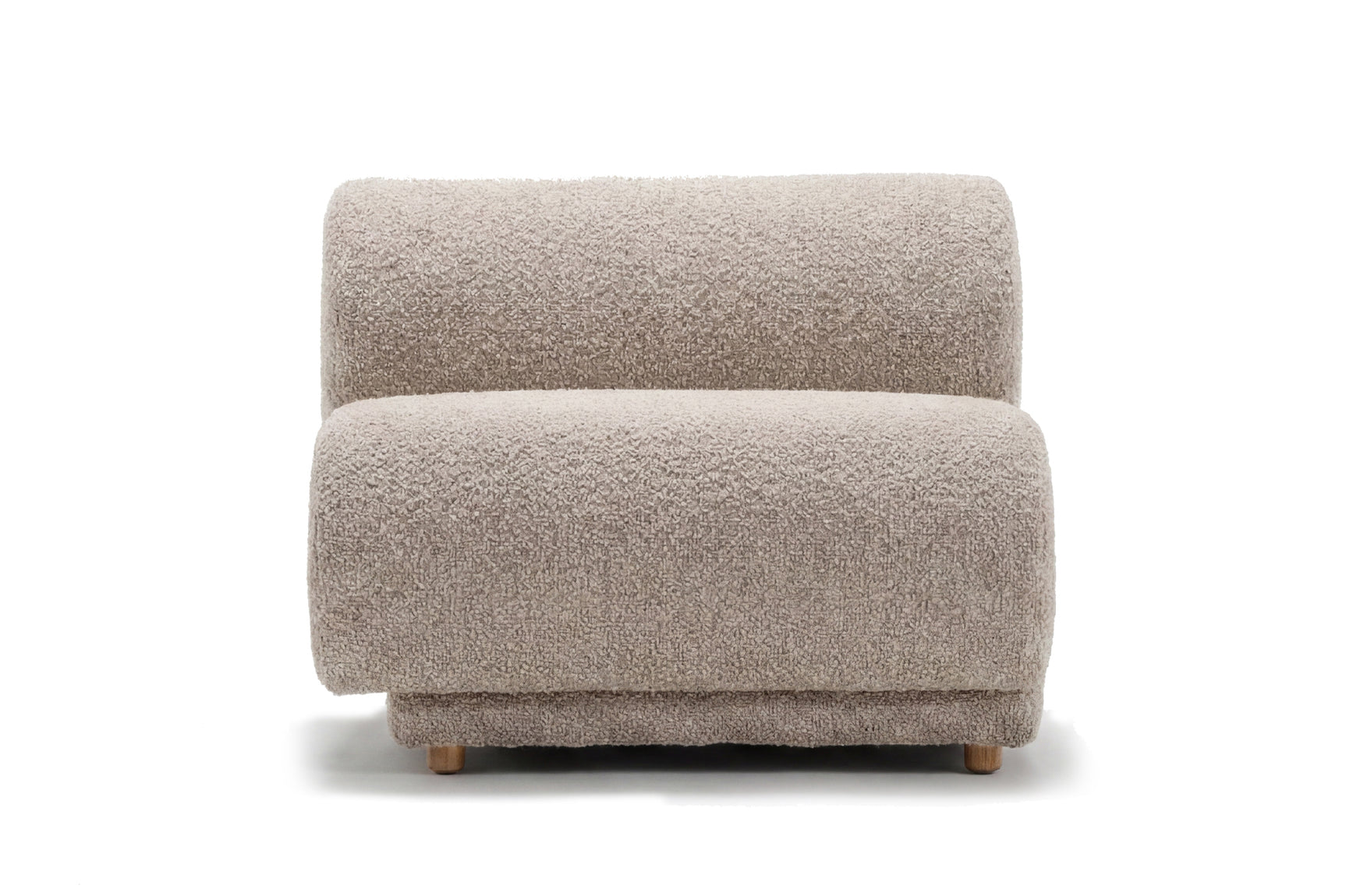 Christina Boucle Fabric Left Arm Sofa Module