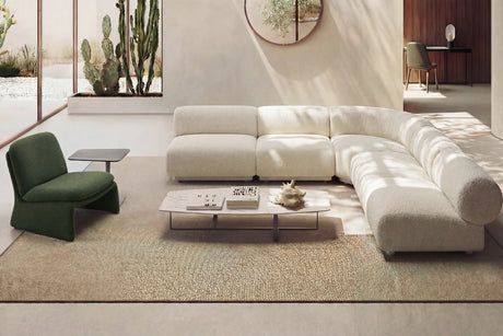 Christina Boucle Fabric Left Arm Sofa Module