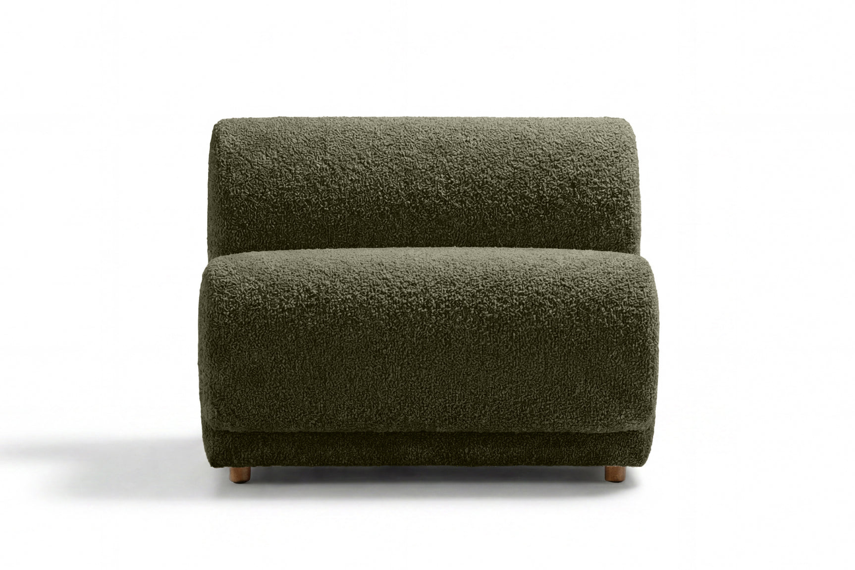 Christina Boucle Fabric Armless Sofa Module