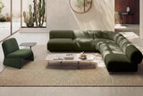 Christina Boucle Fabric Right Arm Sofa Module