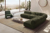 Christina Boucle Fabric Right Arm Sofa Module