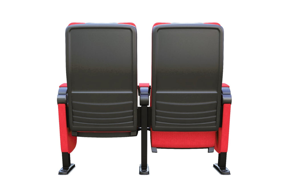 Valencia Clayton Fabric Commercial Cinema Auditorium Seats, Red