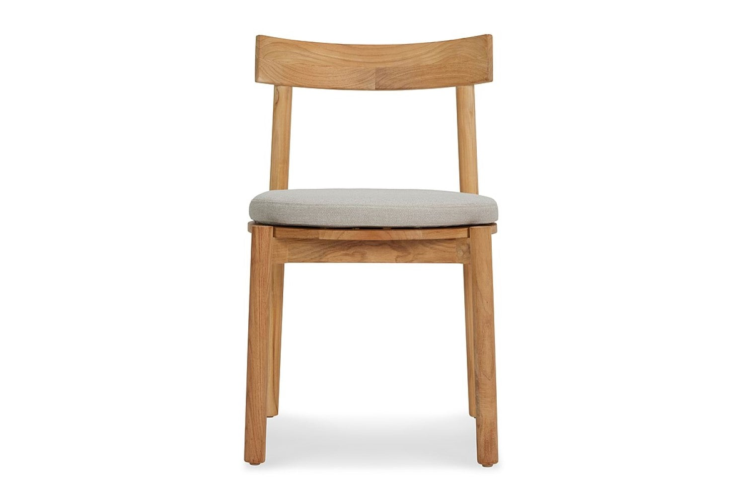 Valencia Clio Wood Outdoor Dining Chair, Natural