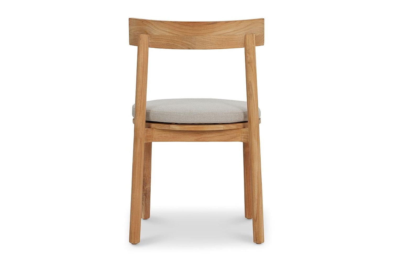 Valencia Clio Wood Outdoor Dining Chair, Natural