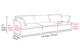 Isola Leather Theater Lounge Modular Sofa