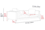 Zadar Leather Sofa