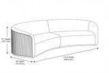 Rowan Two-Piece Curved Sectional Sofa