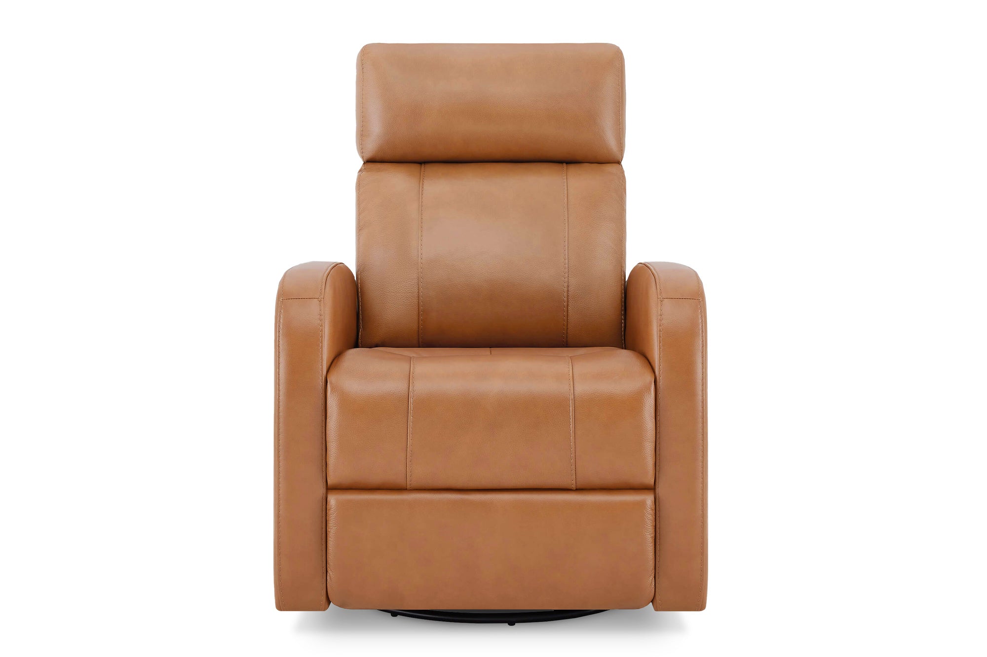 Valencia Dayna Top Grain Leather Power Swivel Glider Recline Chair, Brown