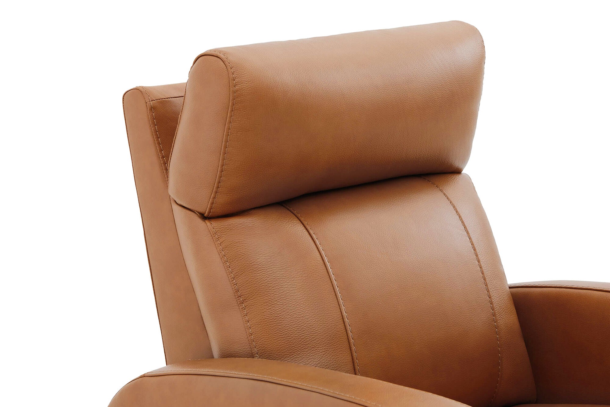 Valencia Dayna Top Grain Leather Power Swivel Glider Recline Chair, Brown