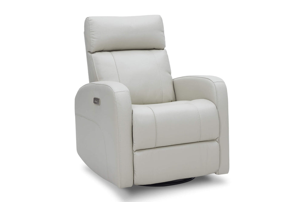 Power Glider Swivel Rocker Recliner Chair，Double Layer Backrest ，Track armrest