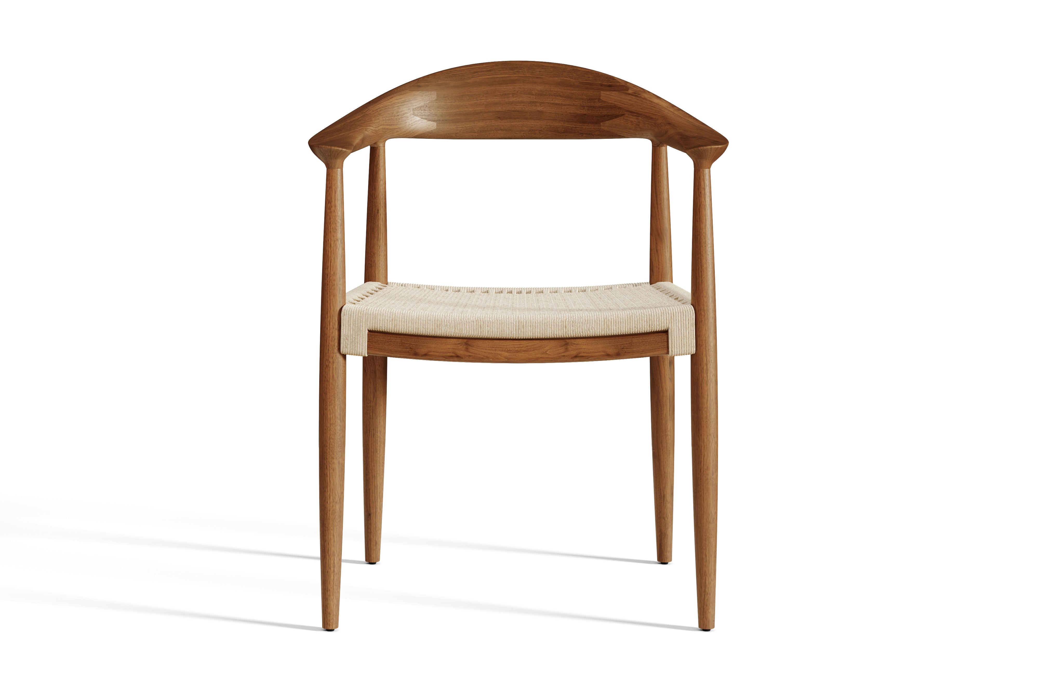 Valencia Donatella Wood Dining Chair, Walnut