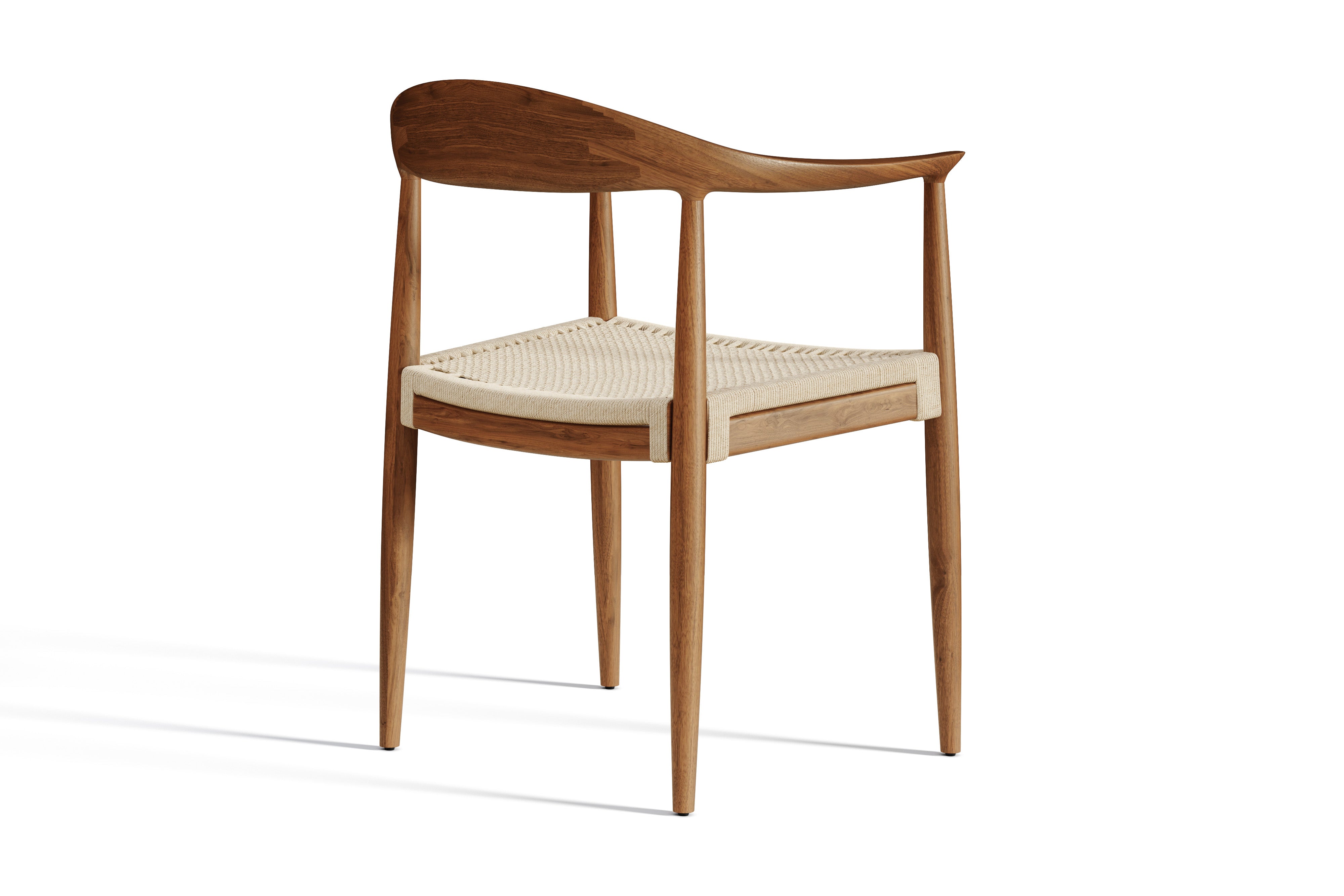 Valencia Donatella Wood Dining Chair, Walnut