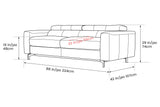 Donna Leather Sofa Bed