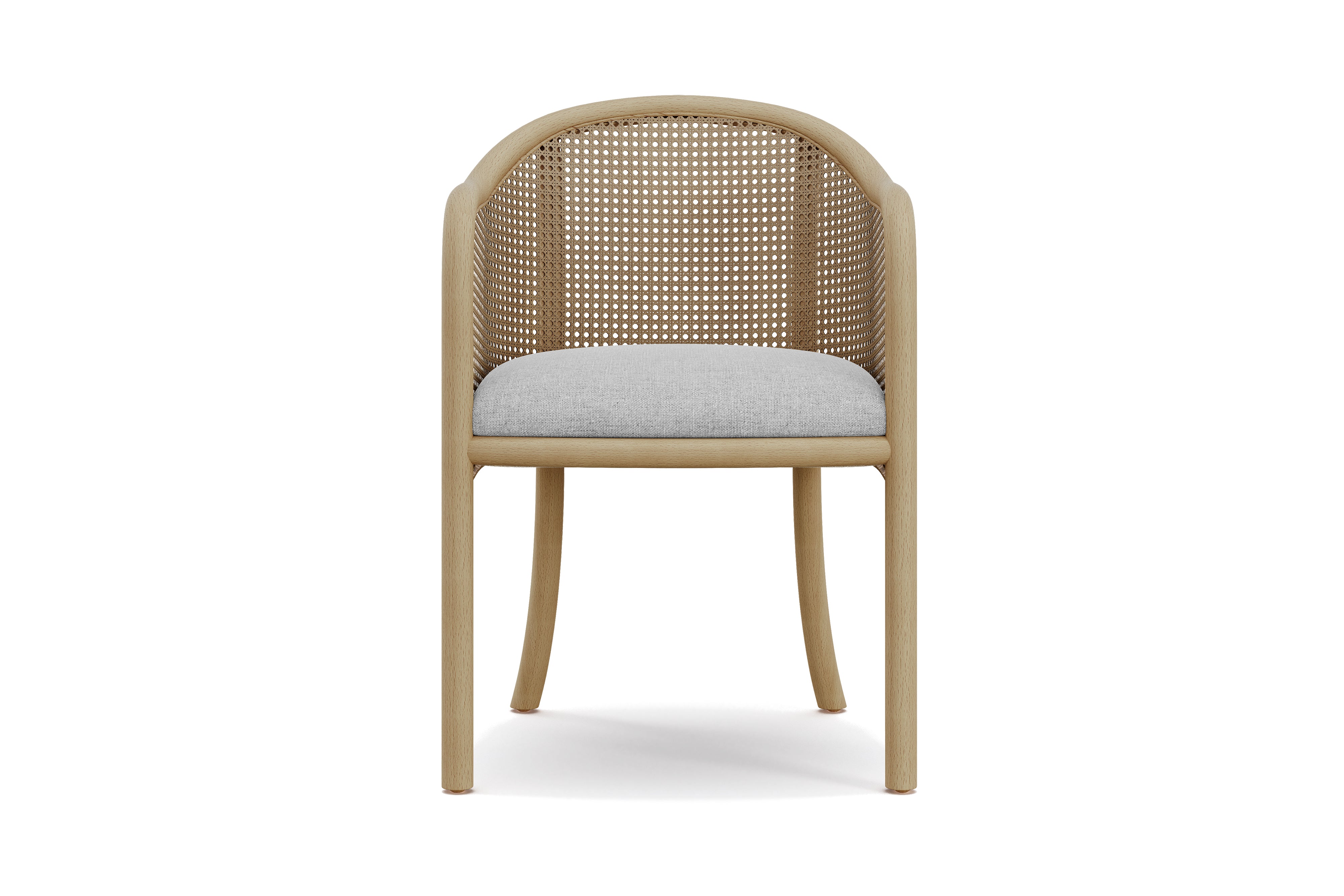 Valencia Dorian Wood Dining Chair, White Oak