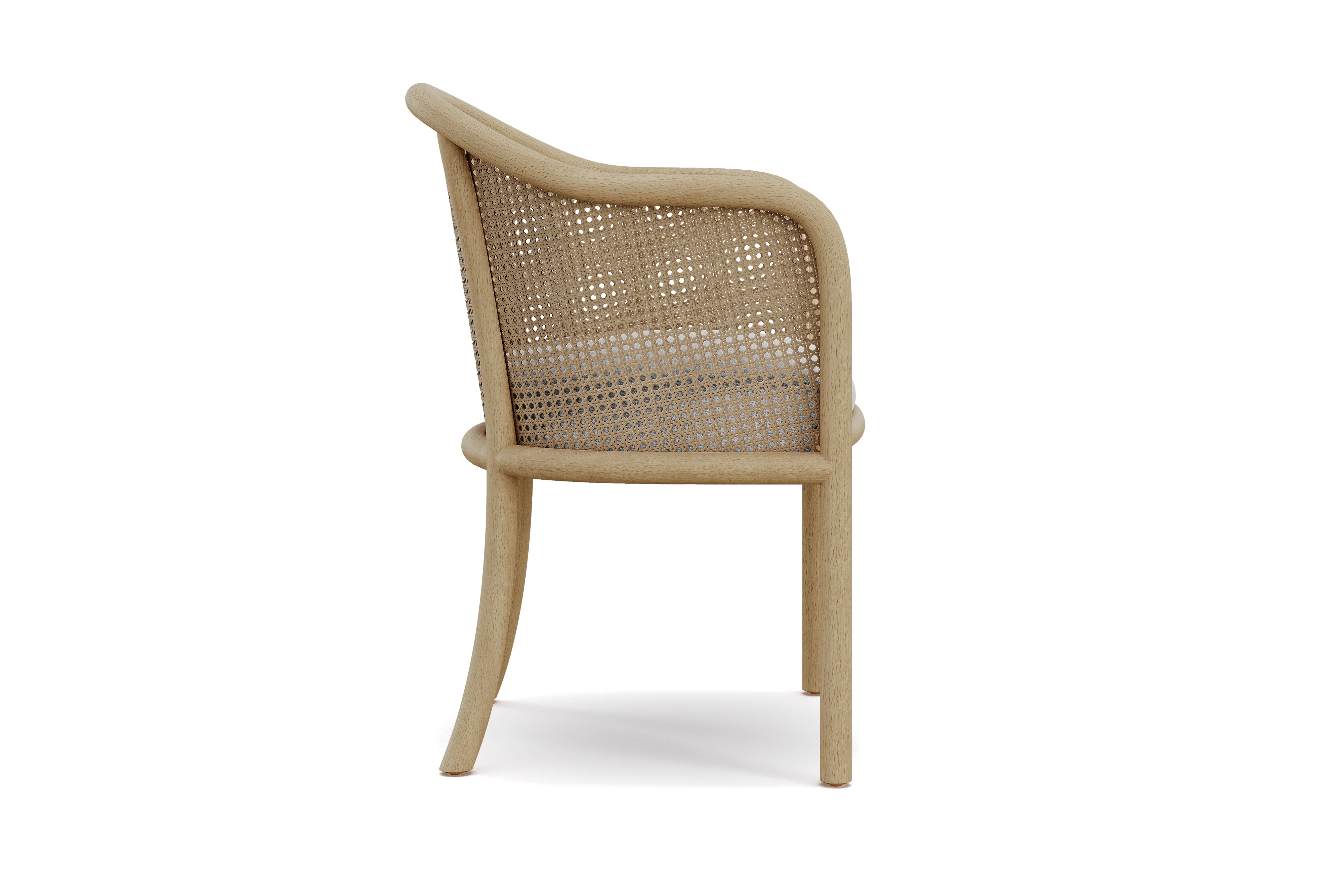 Valencia Dorian Wood Dining Chair, White Oak