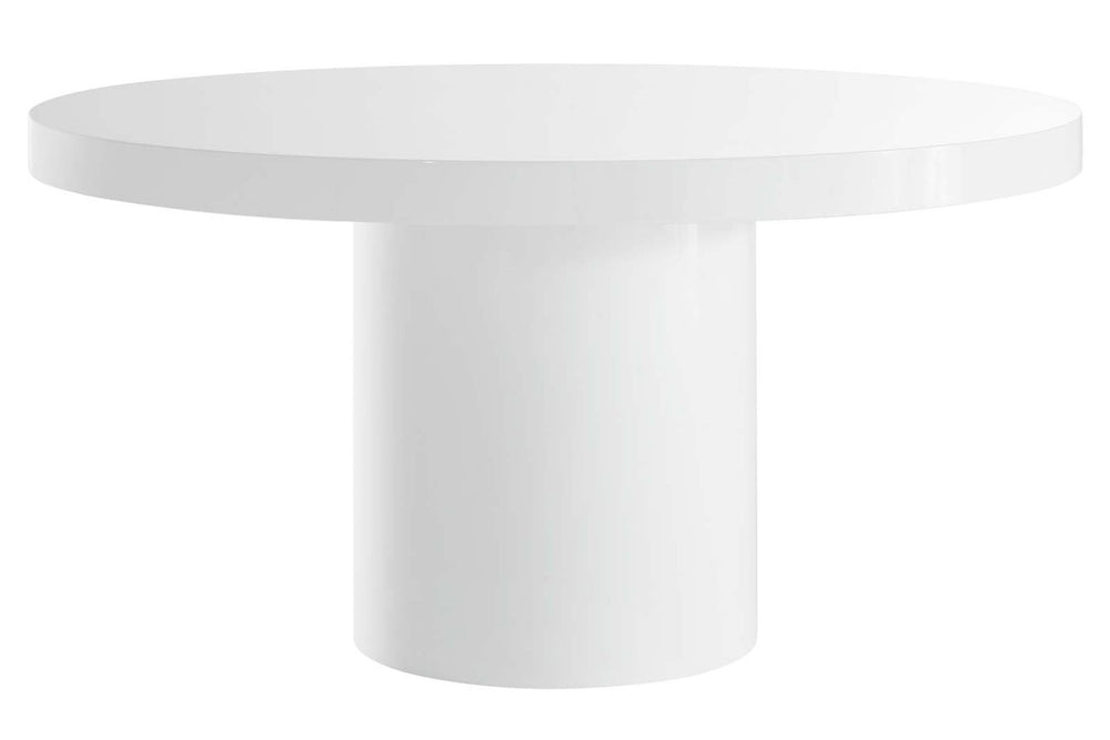 Valencia Anya 60" Round Dining Table, White