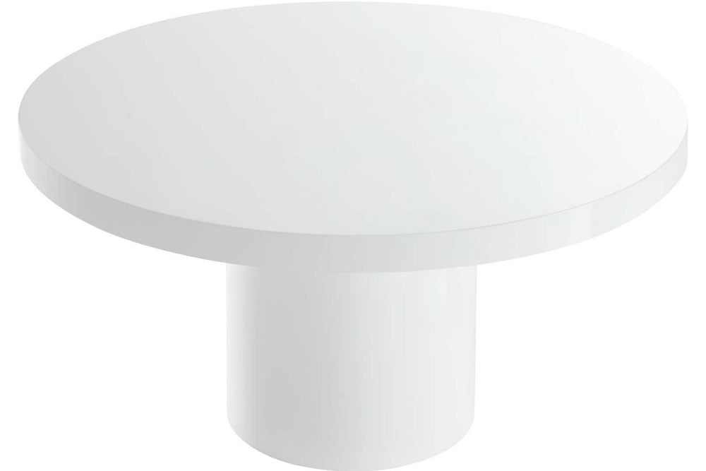 Valencia Anya 60" Round Dining Table, White