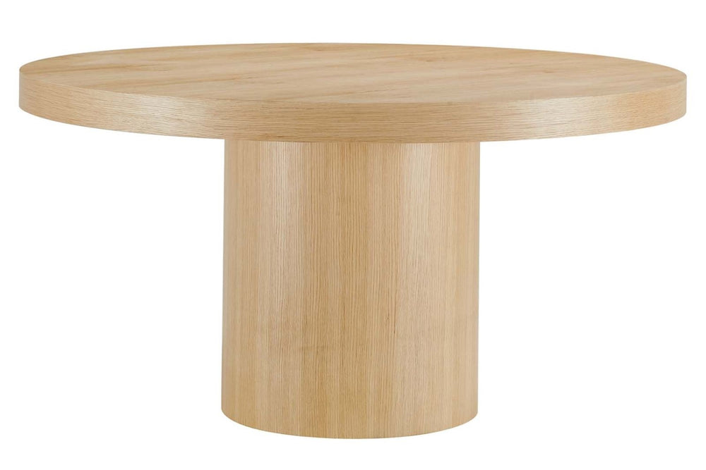 Valencia Anya 60" Round Dining Table, White Oak