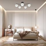 ELTON Black Scandinavian Ceiling Lamp for Living Room, Bedroom & Hallway