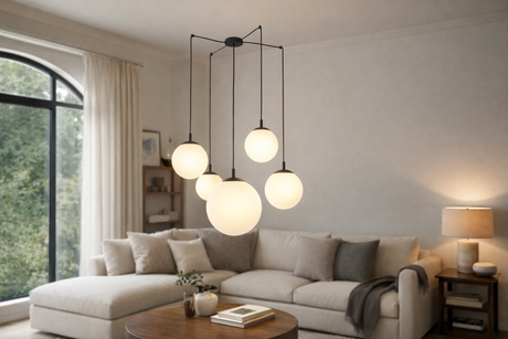 ESME White Scandinavian Pendant Light 5