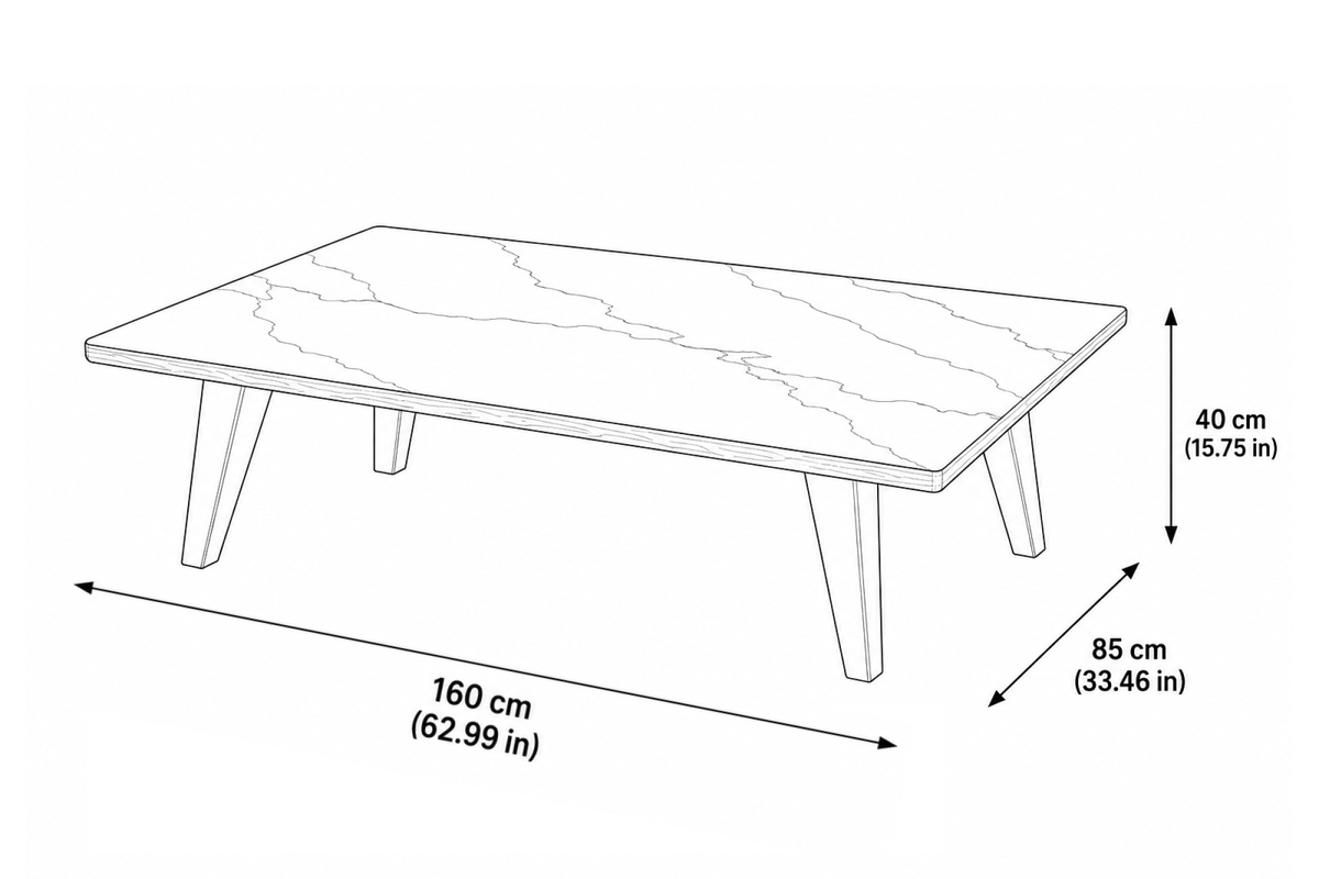 Eleonora Ceramic Coffee Table