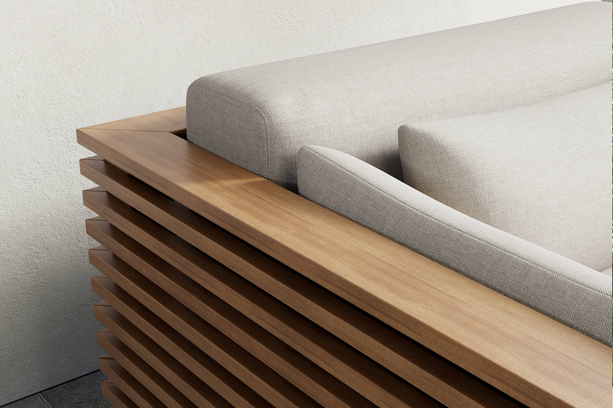 Elise Outdoor Fabric Modular Sofa