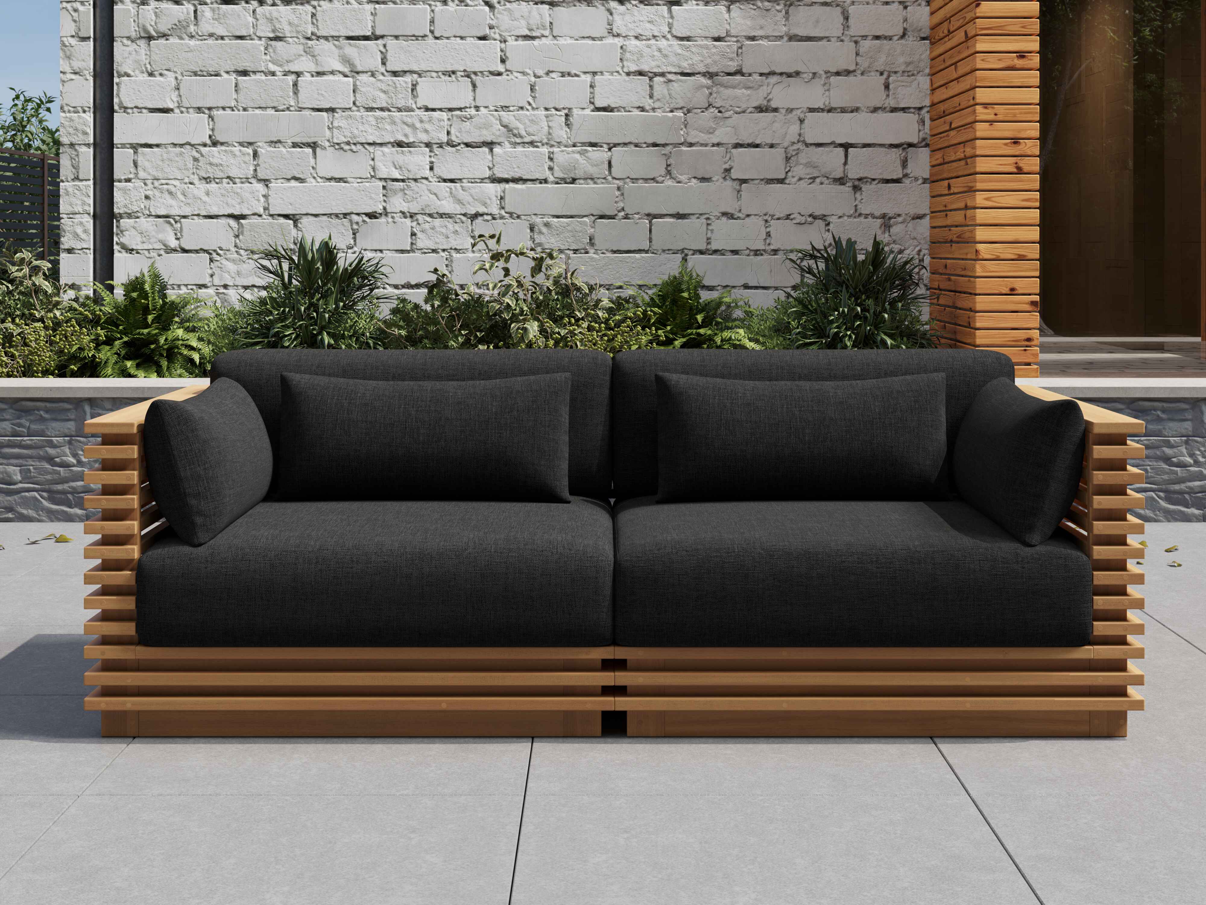 Elise Outdoor Fabric Modular Sofa
