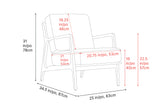 Ella Fabric Accent Chair
