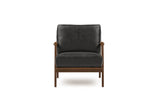 Ella Leather Accent Chair
