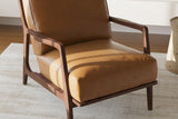 Ella Leather Accent Chair