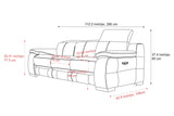 Ellie Leather Sofa