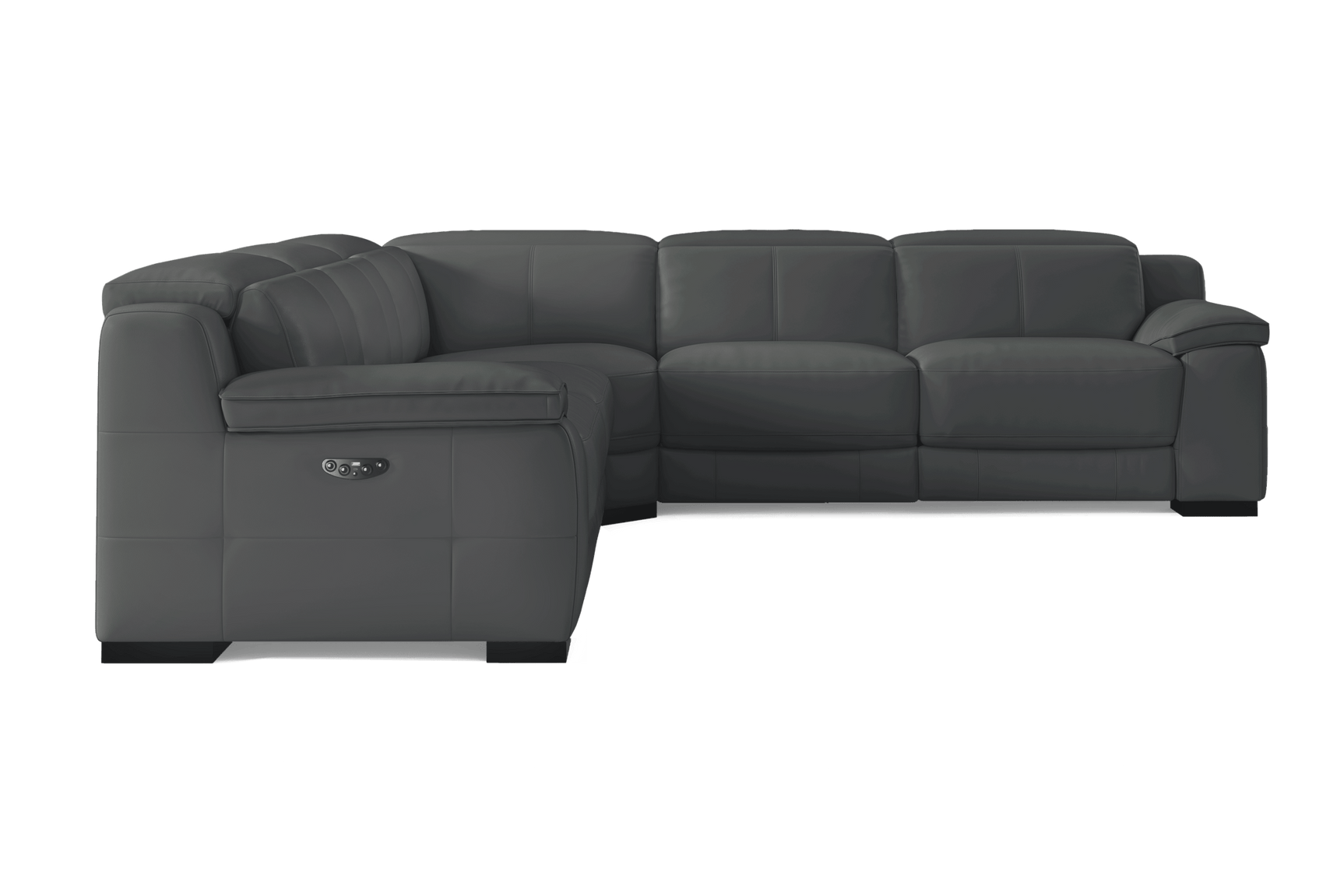 Ellie Leather Corner Sectional Sofa