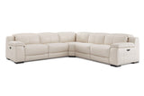 Ellie Leather Corner Sectional Sofa