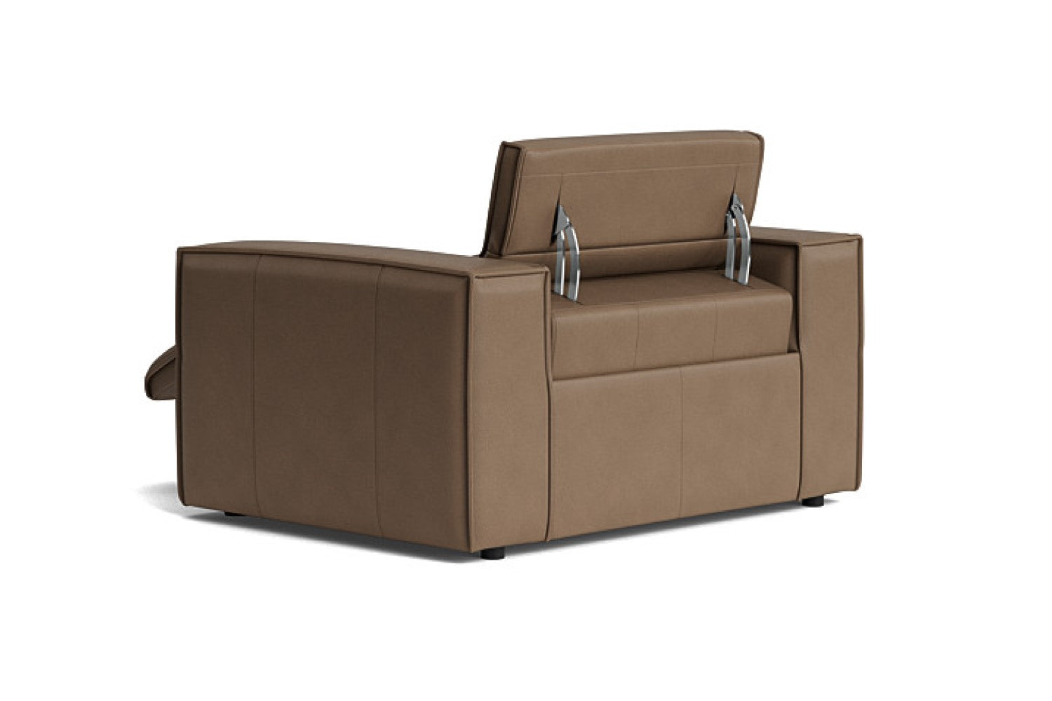 Valencia Emery Top Grain Leather Recliner Seat, Brown