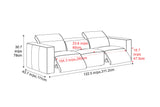 Emery Leather Recliner Sofa