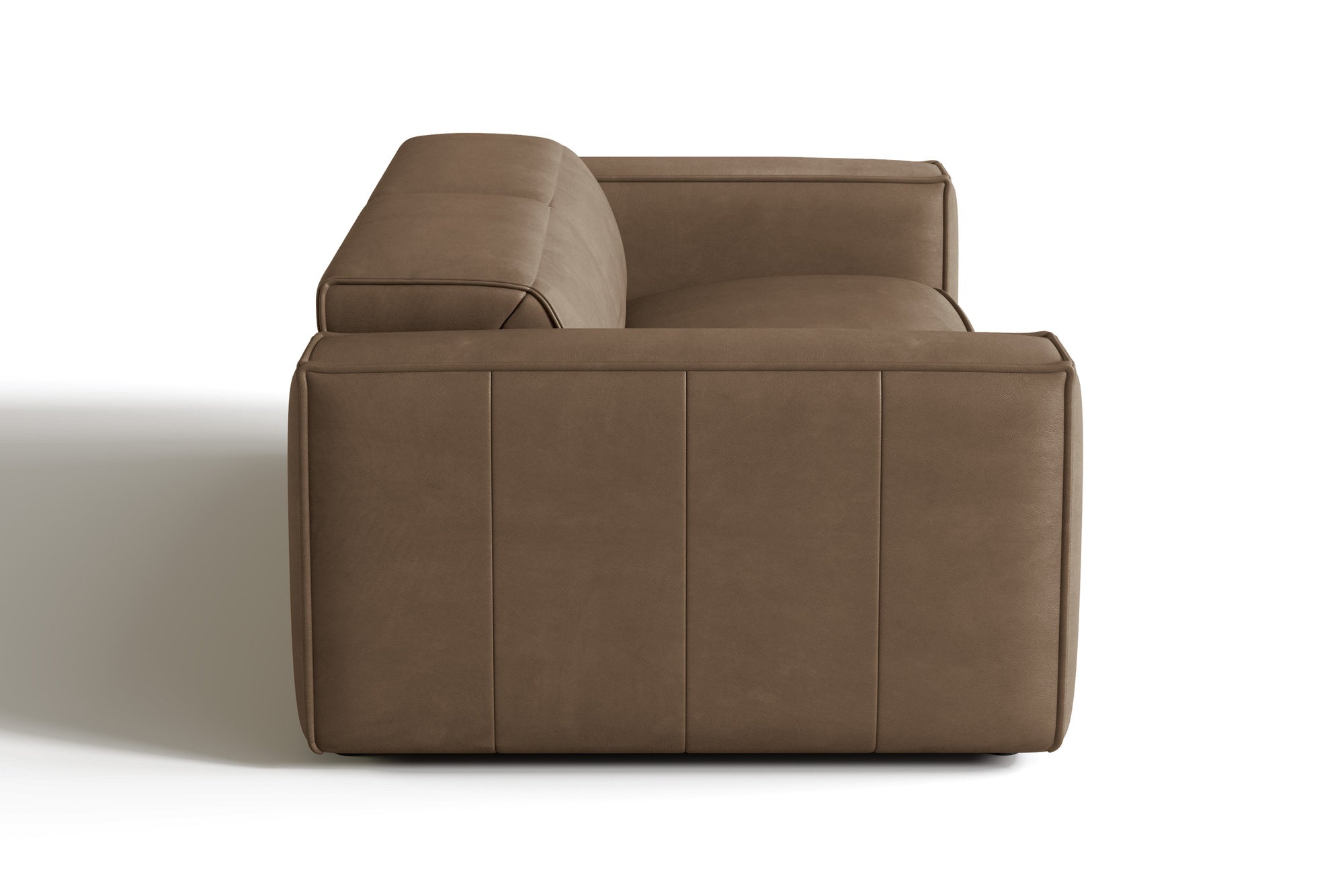 Valencia Emery Leather Recliner Loveseat Sofa, Brown