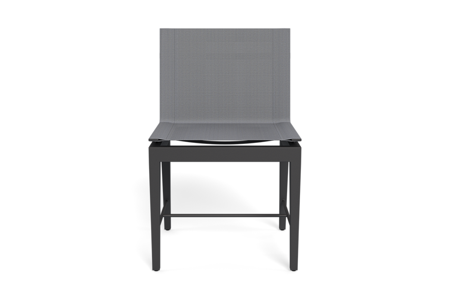 Valencia Ephraim Aluminum Outdoor Dining Chair, Black