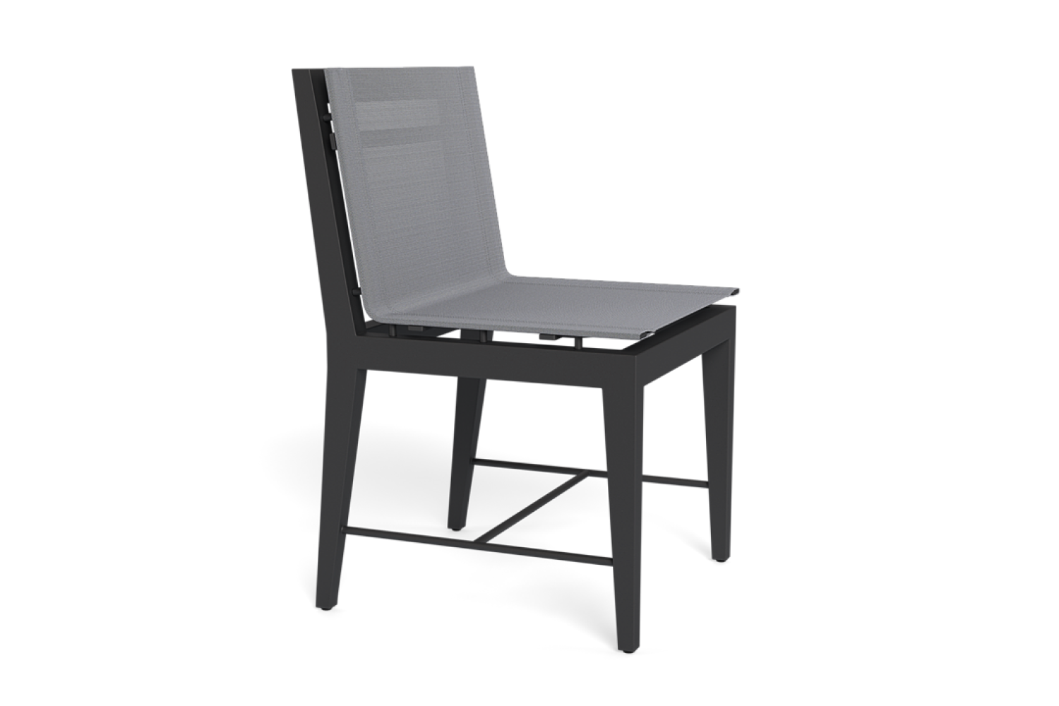 Valencia Ephraim Aluminum Dining Chair, Black