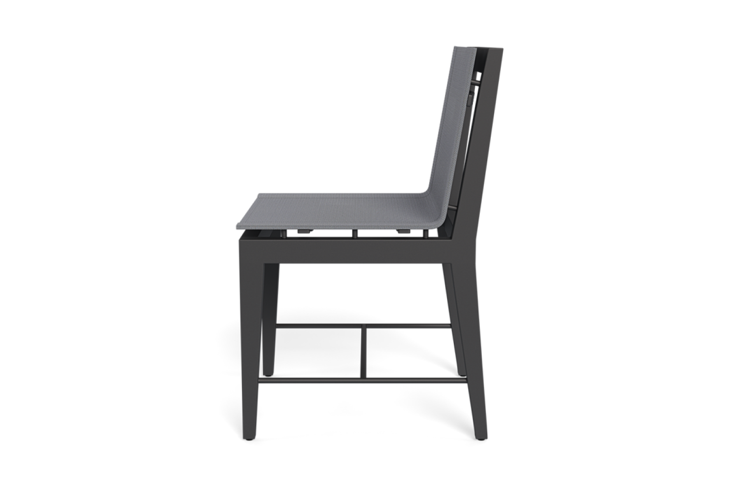 Valencia Ephraim Aluminum Outdoor Dining Chair, Black