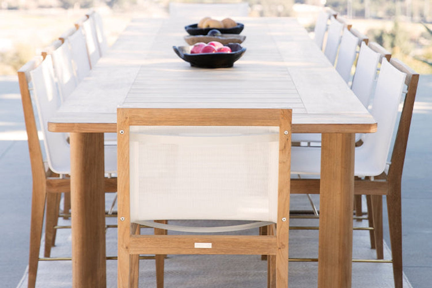 Valencia Ephraim Teak Dining Chair, Natural