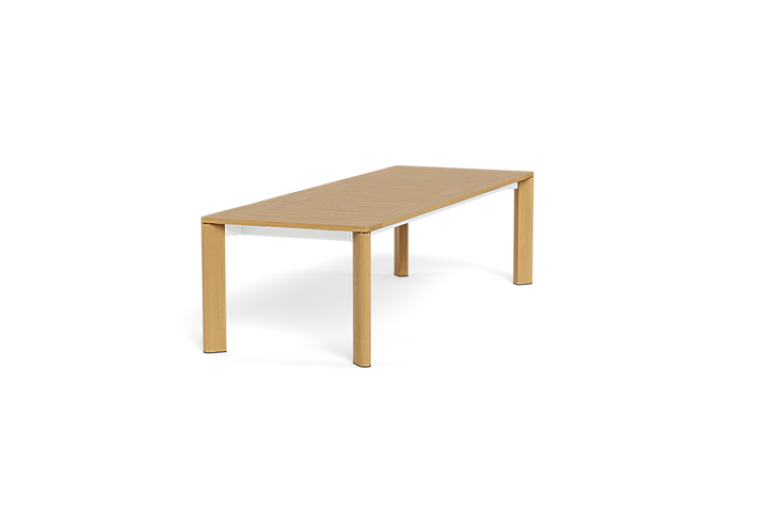 Valencia Ephraim Teak Extendable Outdoor Dining Table, Natural