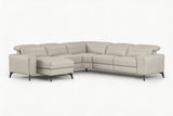 Esther Leather Corner Recliner Sectional Sofa