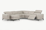 Esther Leather Corner Recliner Sectional Sofa