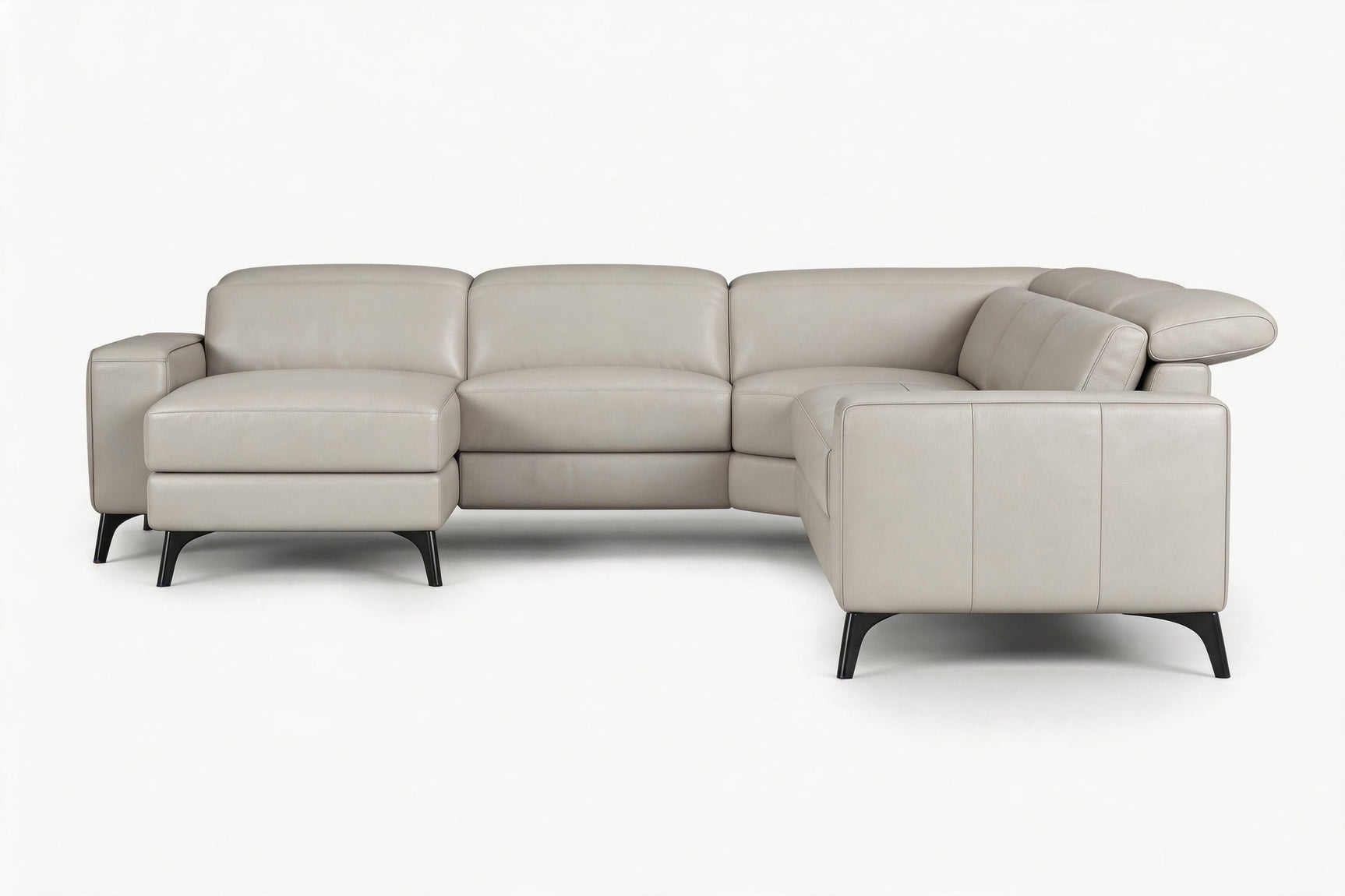 Esther Leather Corner Recliner Sectional Sofa