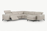 Esther Leather Corner Recliner Sectional Sofa